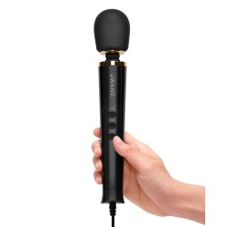 Le Wand Powerful Petite Plug-In Vibrating Massager - Black