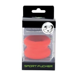 Sport Fucker Silicone Muscle Ball Stretcher - Red