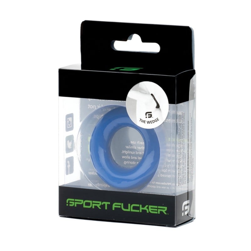 Sport Fucker Silicone the Wedge - Blue Sport Fucker Silicone the Wedge - Blue