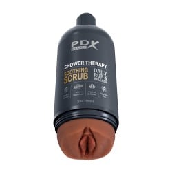 PDX Plus Shower Therapy Soothing Scrub - Brown