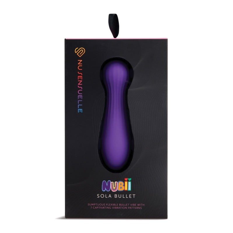 Nu Sensuelle Sola Nubii Flexible Bullet - Purple Nu Sensuelle Sola Nubii Flexible Bullet - Purple
