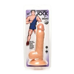 Curve Toys Fantasy Jock Wrestling Wayne 7" Dildo w/Balls - Light