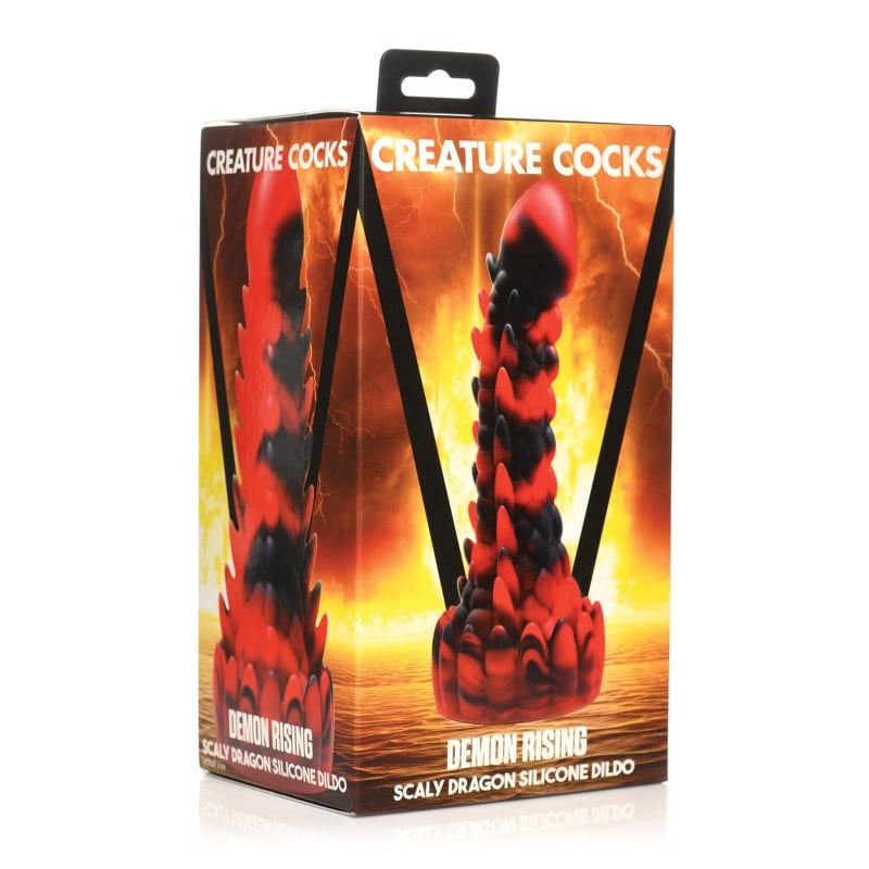 Creature Cocks Demon Rising Scaly Dragon Silicone Dildo Creature Cocks Demon Rising Scaly Dragon Silicone Dildo