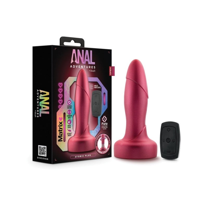 Blush Anal Adventures Matrix Atomic Plug - Martian Wine Blush Anal Adventures Matrix Atomic Plug - Martian Wine