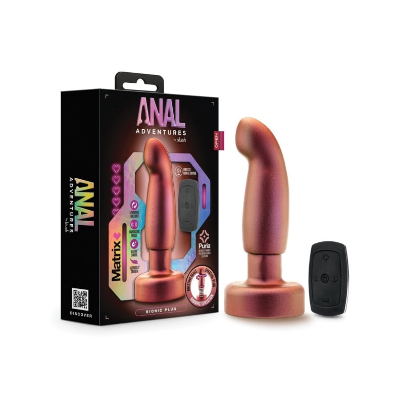 Blush Anal Adventures Matrix Bionic Plug - Cosmic Copper Blush Anal Adventures Matrix Bionic Plug - Cosmic Copper