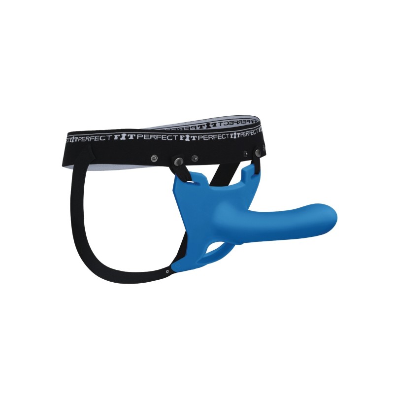 Perfect Fit Zoro 5.5" Strap On w/Case - Blue Perfect Fit Zoro 5.5" Strap On w/Case - Blue