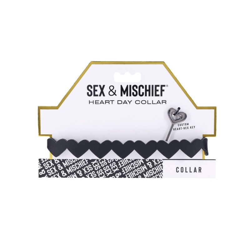 Sex & Mischief Heart Day Collar Sex & Mischief Heart Day Collar