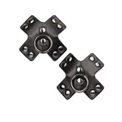 Euphoria Collection O-Ring Pasties - Black O/S