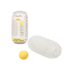 Boundless Reversible Squishy Ball Stroker - Yellow