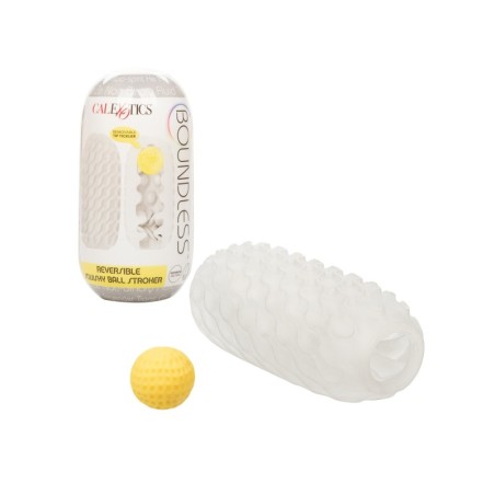 Boundless Reversible Squishy Ball Stroker - Yellow