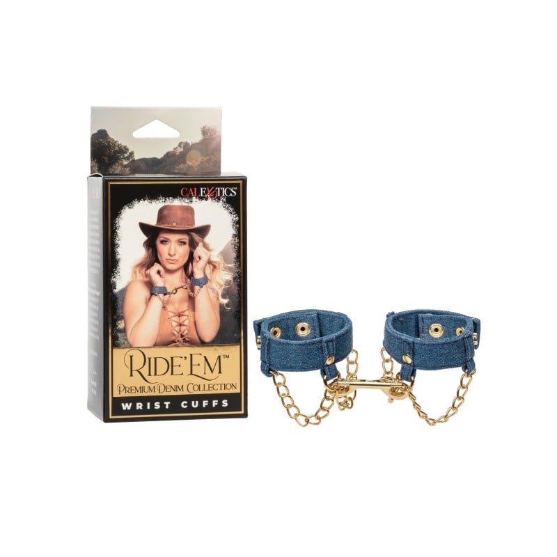 Ride 'Em Premium Denim Collection Wrist Cuffs Ride 'Em Premium Denim Collection Wrist Cuffs