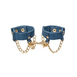 Ride 'Em Premium Denim Collection Wrist Cuffs