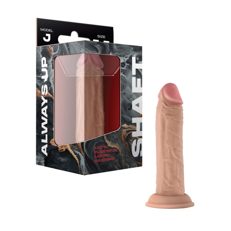 Shaft Model J Flexskin Liquid Silicone 5.5" Dong - Pine Shaft Model J Flexskin Liquid Silicone 5.5" Dong - Pine