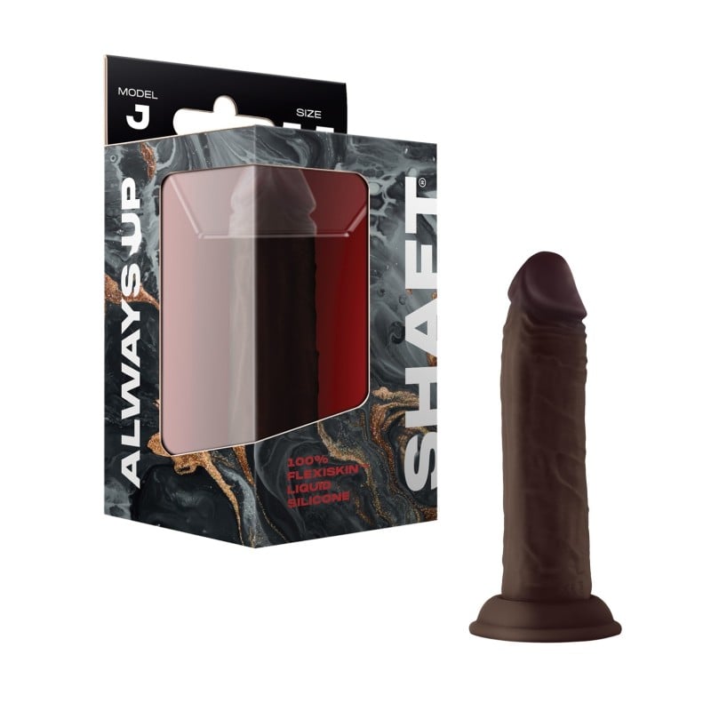 Shaft Model J Flexskin Liquid Silicone 5.5" Dong - Mahogany Shaft Model J Flexskin Liquid Silicone 5.5" Dong - Mahogany