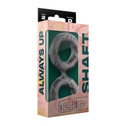 Shaft Double C-Ring - Medium Gray