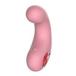 Luv Inc. Curved Vibrator - Light Pink