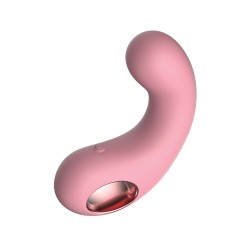 Luv Inc. Curved Vibrator - Light Pink