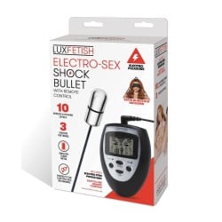 Lux Fetish Electro Sex Shock Bullet w/Remote