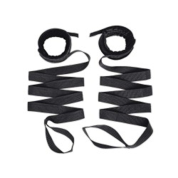 Lux Fetish 4 pc Bondage Strap & Flogger Kit