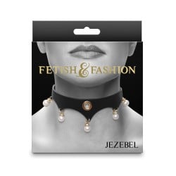 Fetish & Fashion Jezebel Collar - Black