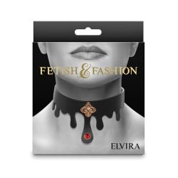 Fetish & Fashion Elvira Collar - Black