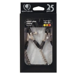 Adjustable Micro Plier Nipple Clamps w/Link Chain