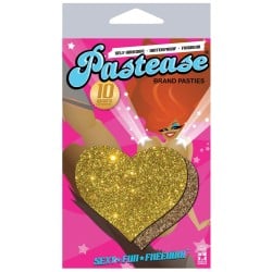 Pastease Gold Glitter Heart O/S
