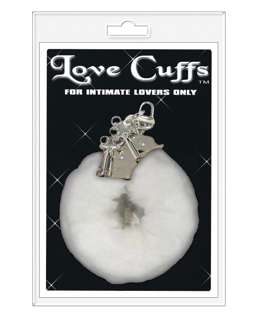 Love Cuffs Furry - White