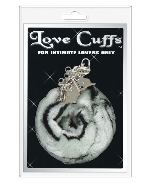 Love Cuffs Furry - Zebra