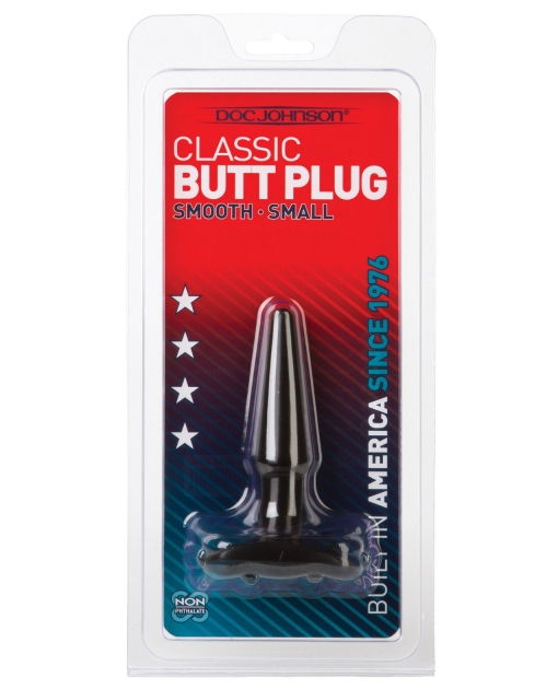 Classic Butt Plug - Small Black
