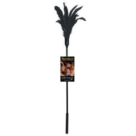 Body Tickler Starburst Feather - Black