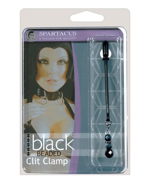 Black Beaded Clit Clamps