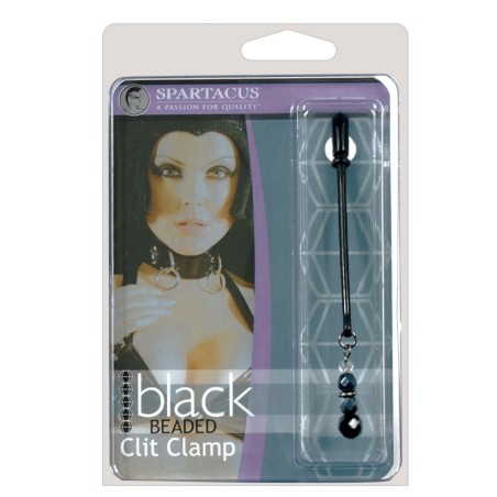 Black Beaded Clit Clamps