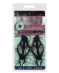 Black Butterfly Style Nipple Clamps w/Chain