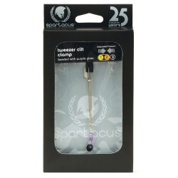Beaded Clit Clamp - Purple
