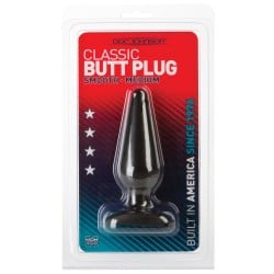 Classic Butt Plug - Medium Black