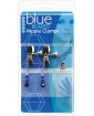 Adjustable Broad Tip Blue Beaded Nipple Clamps