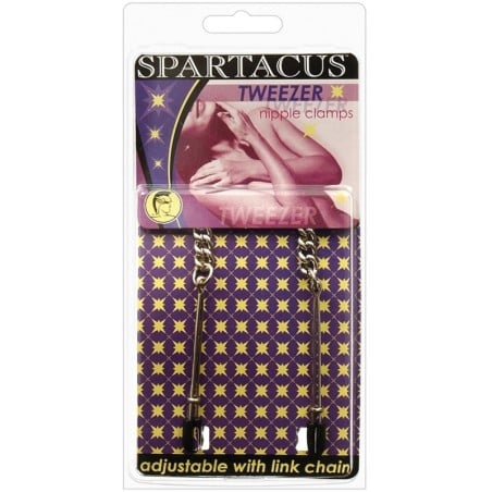 Adjustable Tweezer Clamps w/Link Chain