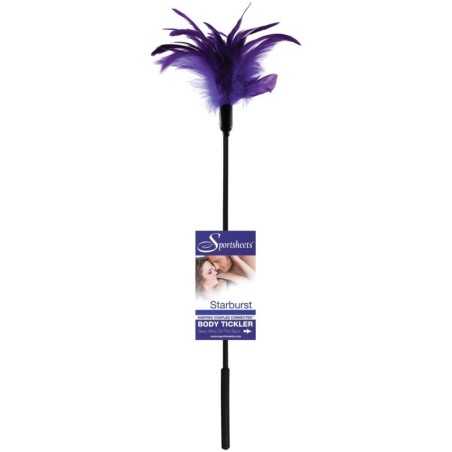 Body Tickler Starburst Feather - Violet