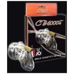 CB-6000 2 1/2" Cock Cage and Lock Set - Clear