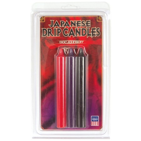 Japanese Drip Candles - Pack of 3