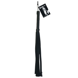 Sex & Mischief Faux Leather Flogger - Black