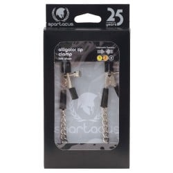 Adjustable Alligator Nipple Clamps w/Link Chain
