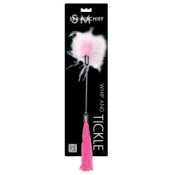 Sex & Mischief Whip & Tickle - Pink/White