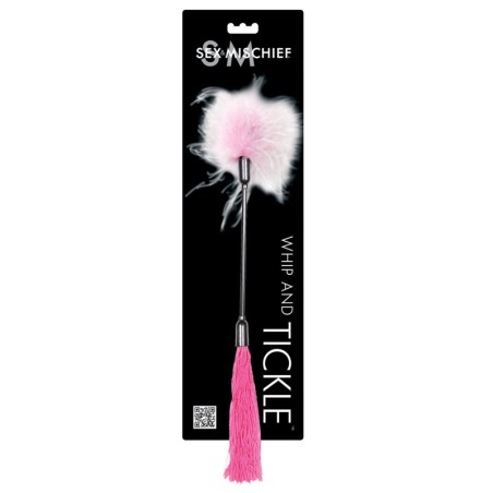 Sex & Mischief Whip & Tickle - Pink/White