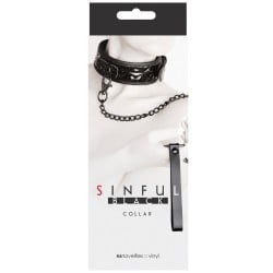 NS Novelties Sinful Collar - Black