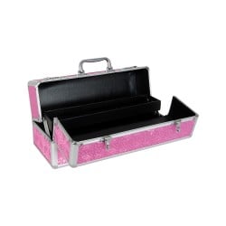 Large Lockable Vibrator Case - Pink