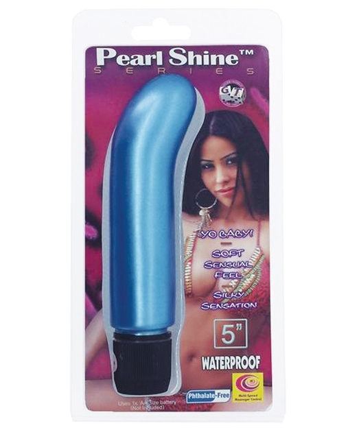 Pearl Shine 5" G Spot - Blue
