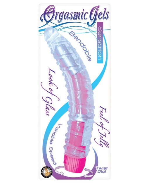 Orgasmic Gells Sensation Vibrator - Pink