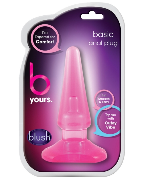 Blush Basic Anal Plug - Pink